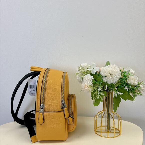 Coach CR284 Mini Court Backpack IN HONEYCOMB - Picture 5 of 12